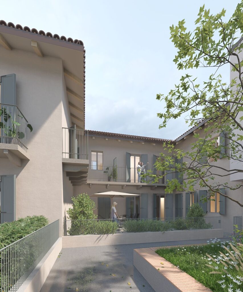 zn_Borgo Rosa_ Cortile condominiale
